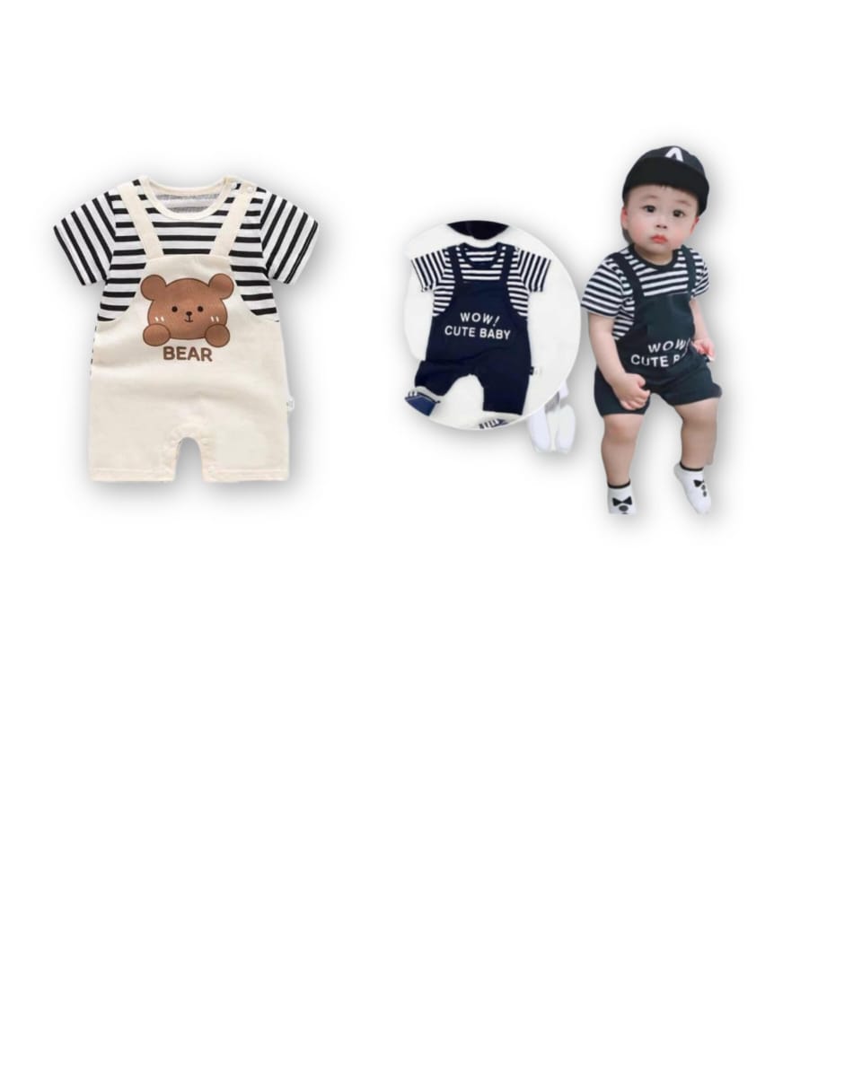 2 PCS Baby Best Adjustable Romper