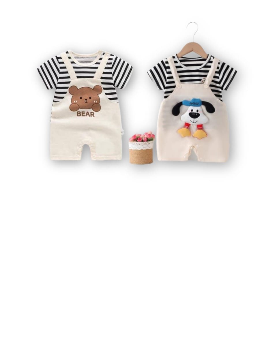 2 PCS Baby Best Adjustable Romper