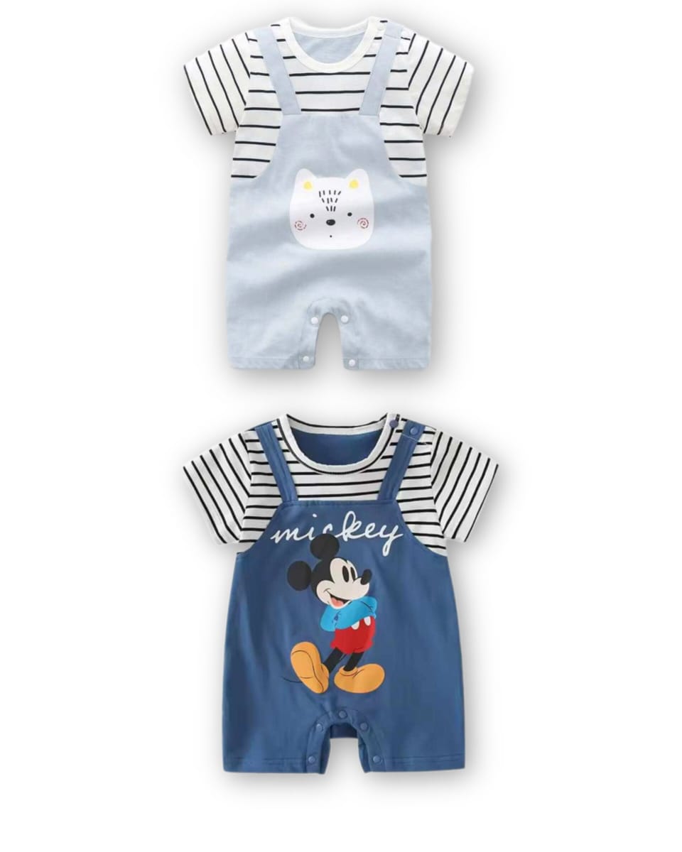 2 PCS Baby Best Adjustable Romper