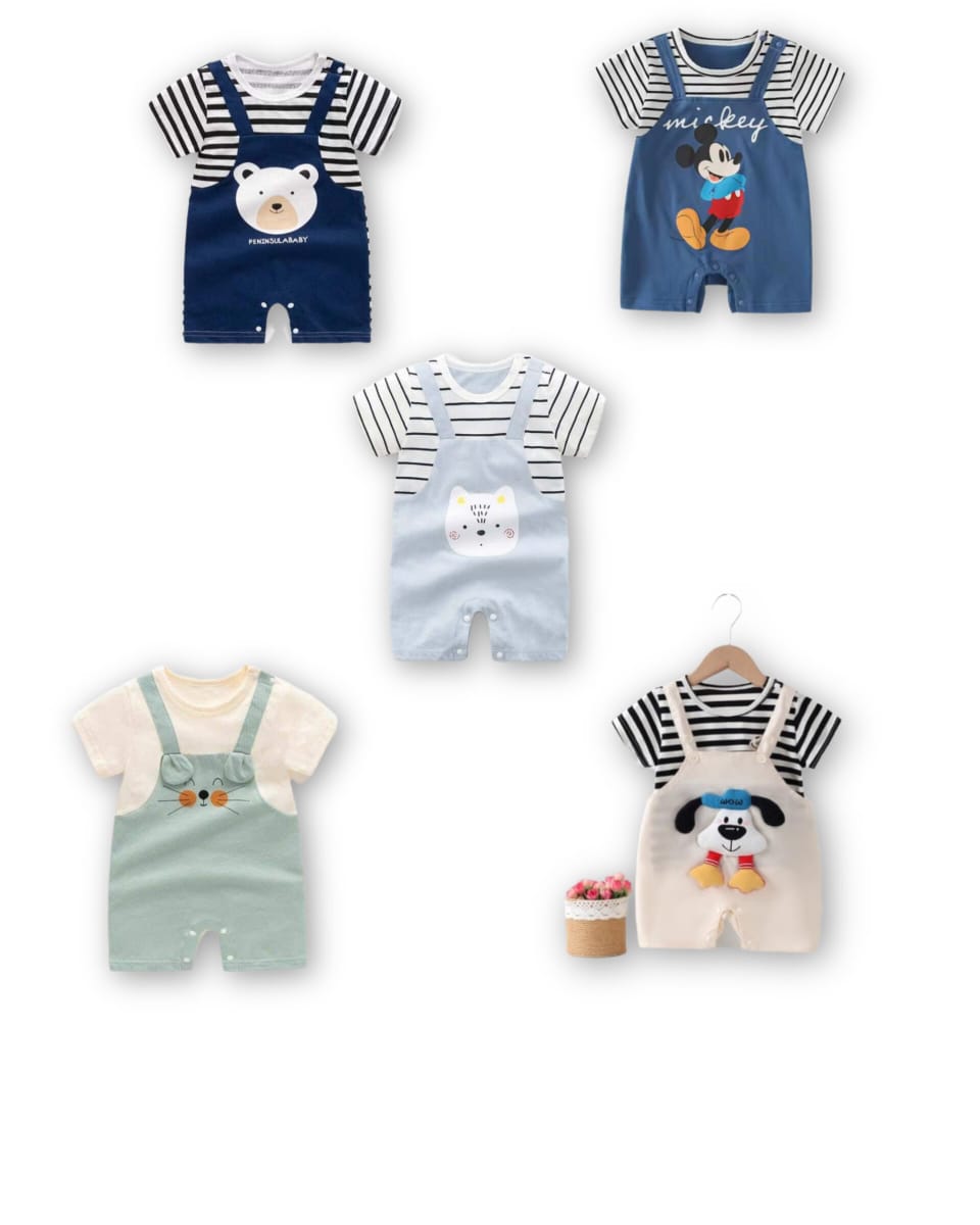 5 PCS Baby Best Adjustable Romper