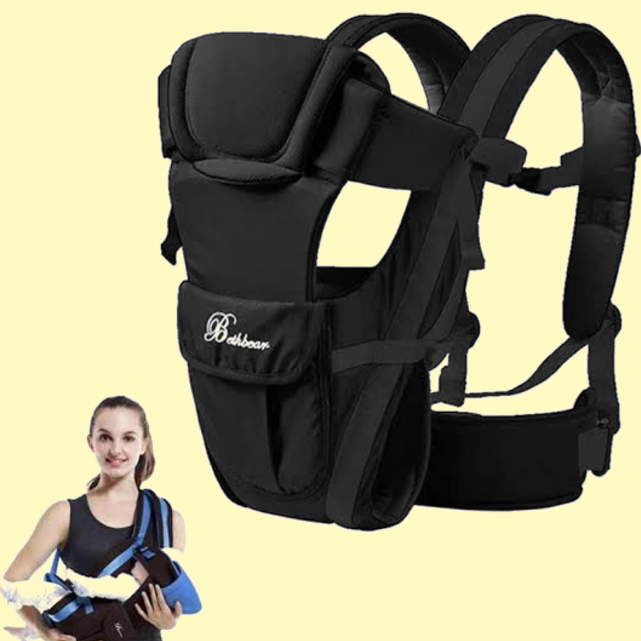 Beth Bear Baby Brand Carrier Backpack Breathable Front Facing 4 in 1 Infant Comfortable