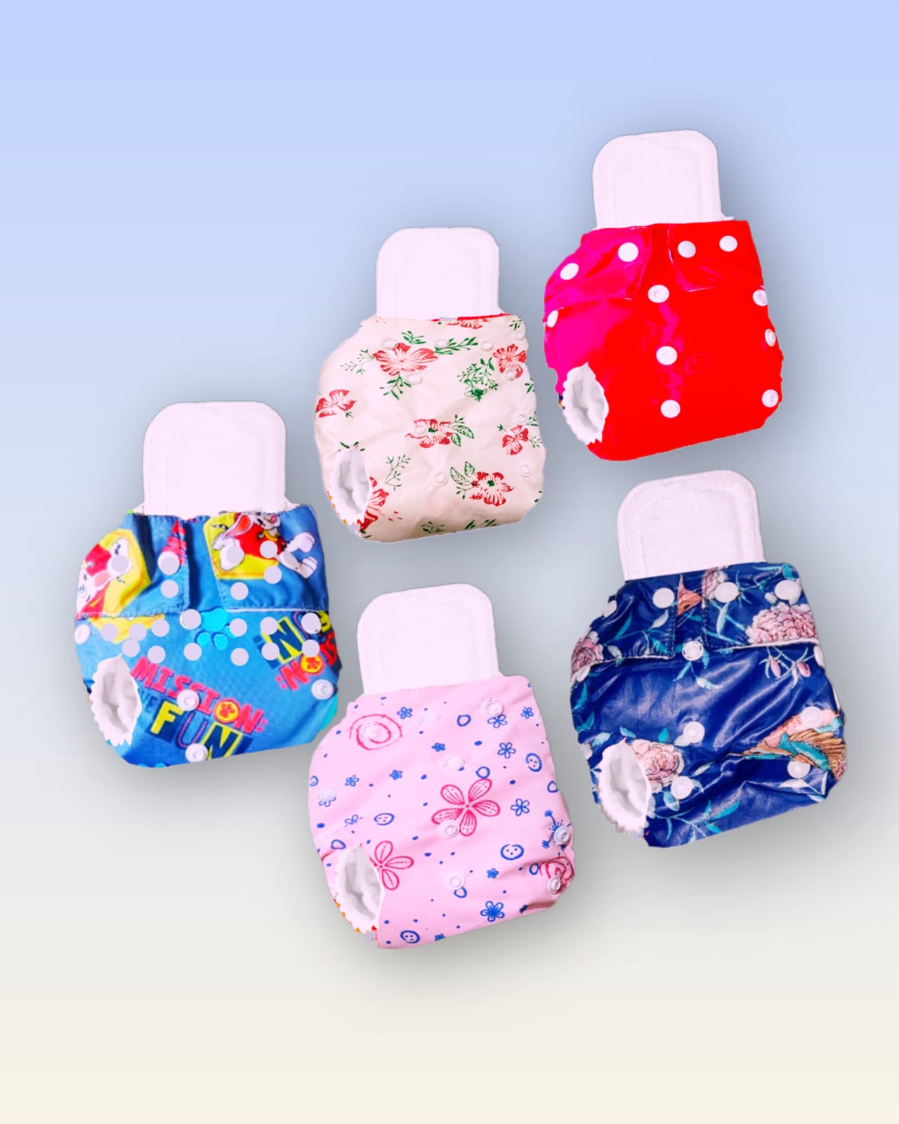 বেবি ওয়াটারপ্রুফ ওয়াশবল ডায়পার,