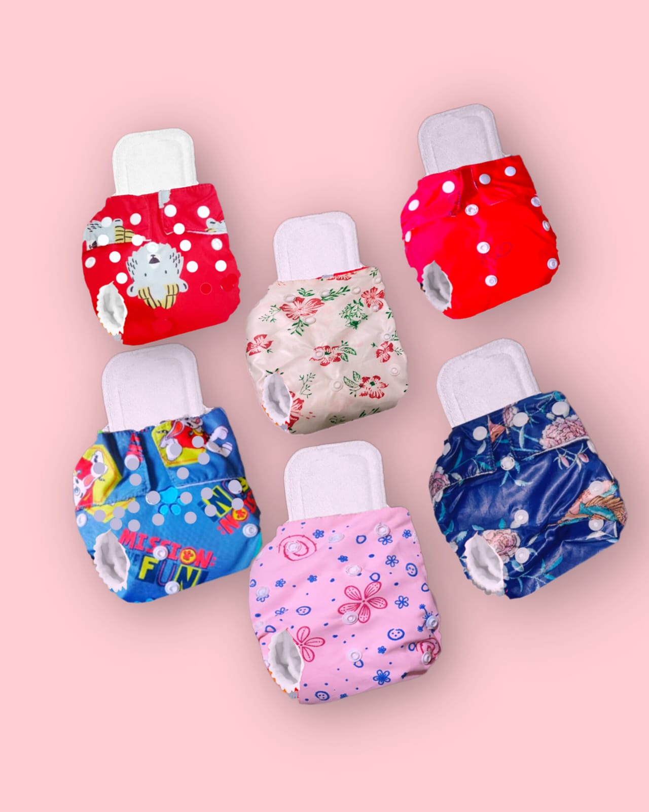 বেবি ওয়াটারপ্রুফ ওয়াশবল ডায়পার,