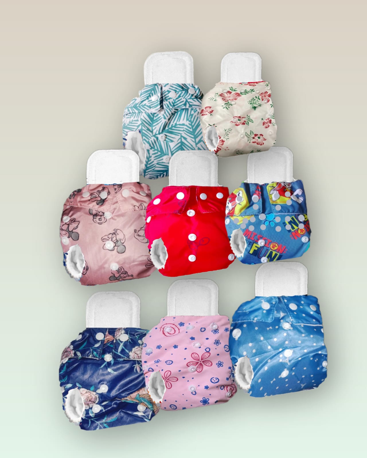 বেবি ওয়াটারপ্রুফ ওয়াশবল ডায়পার,