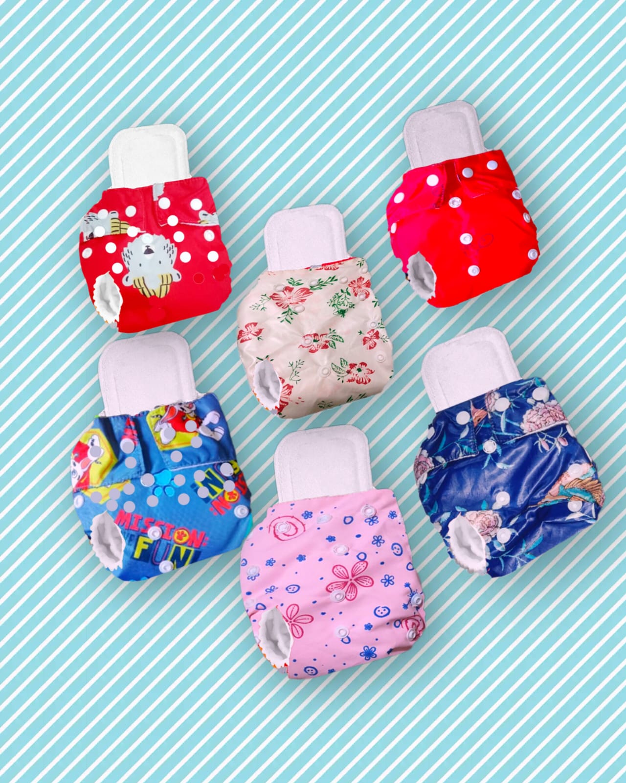 বেবি ওয়াটারপ্রুফ ওয়াশবল ডায়পার,