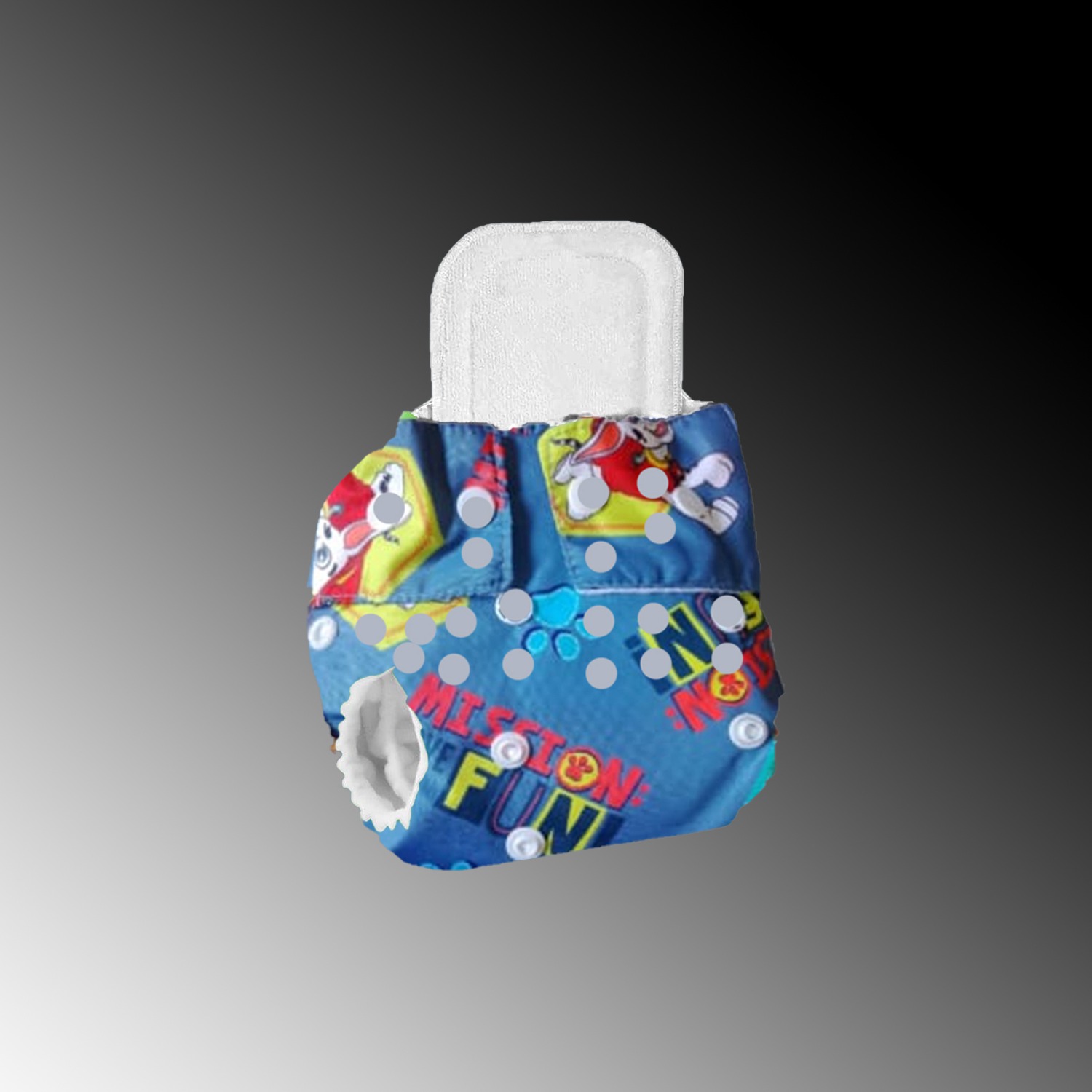 1 pcsবেবি ওয়াটারপ্রুফ ওয়াশবল ডায়পার,