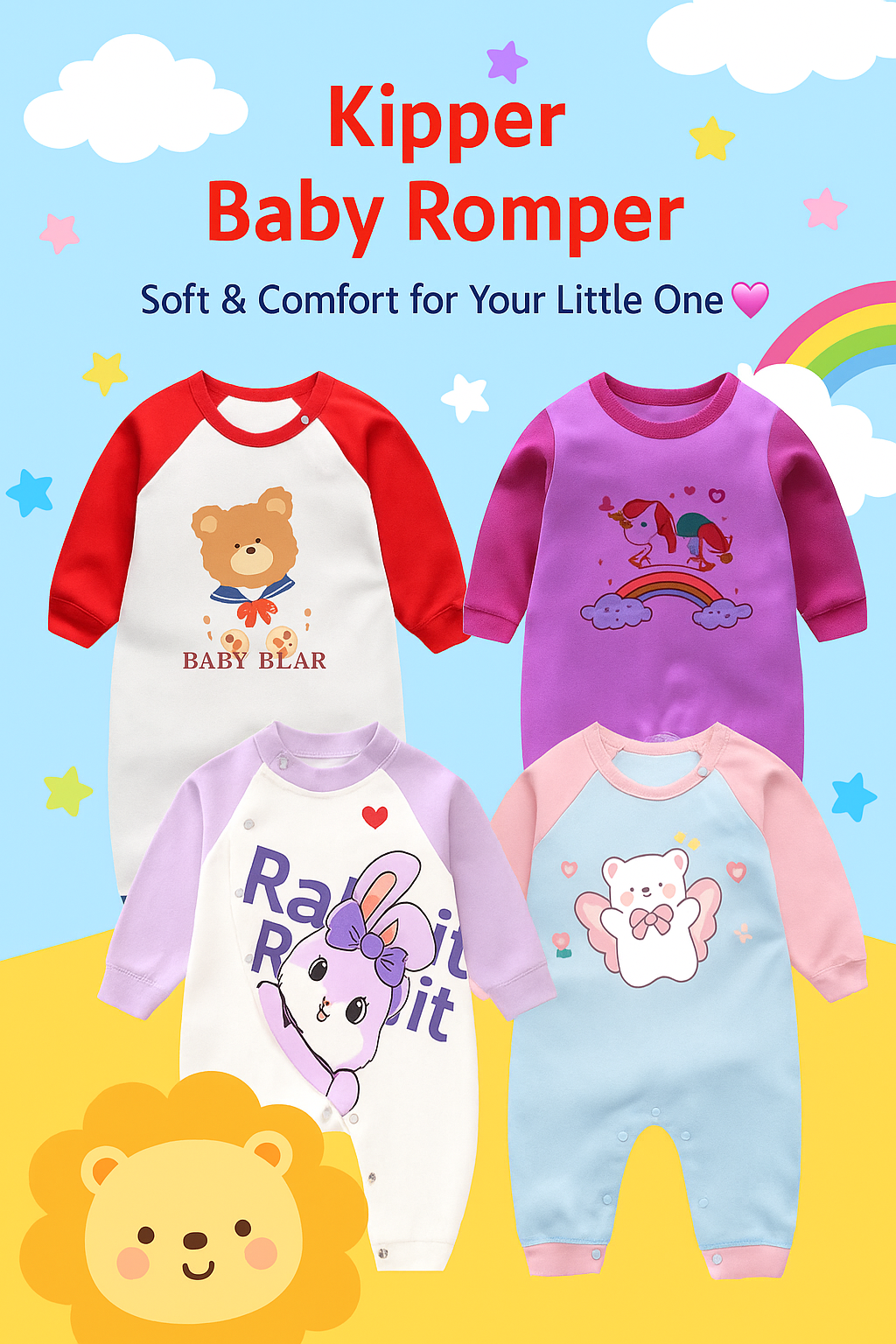 বেবি এডজাস্টেবল রাম্পার কম্ব অফার