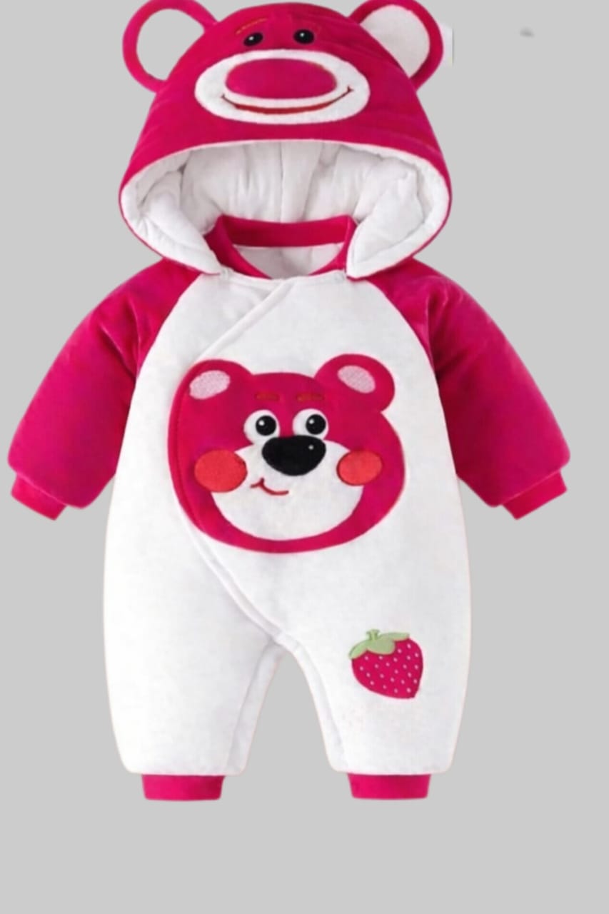 বাচ্চাদের নরম ভেলভেট জাম্পসুট