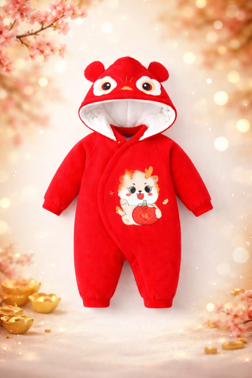 বাচ্চাদের নরম ভেলভেট জাম্পসুট