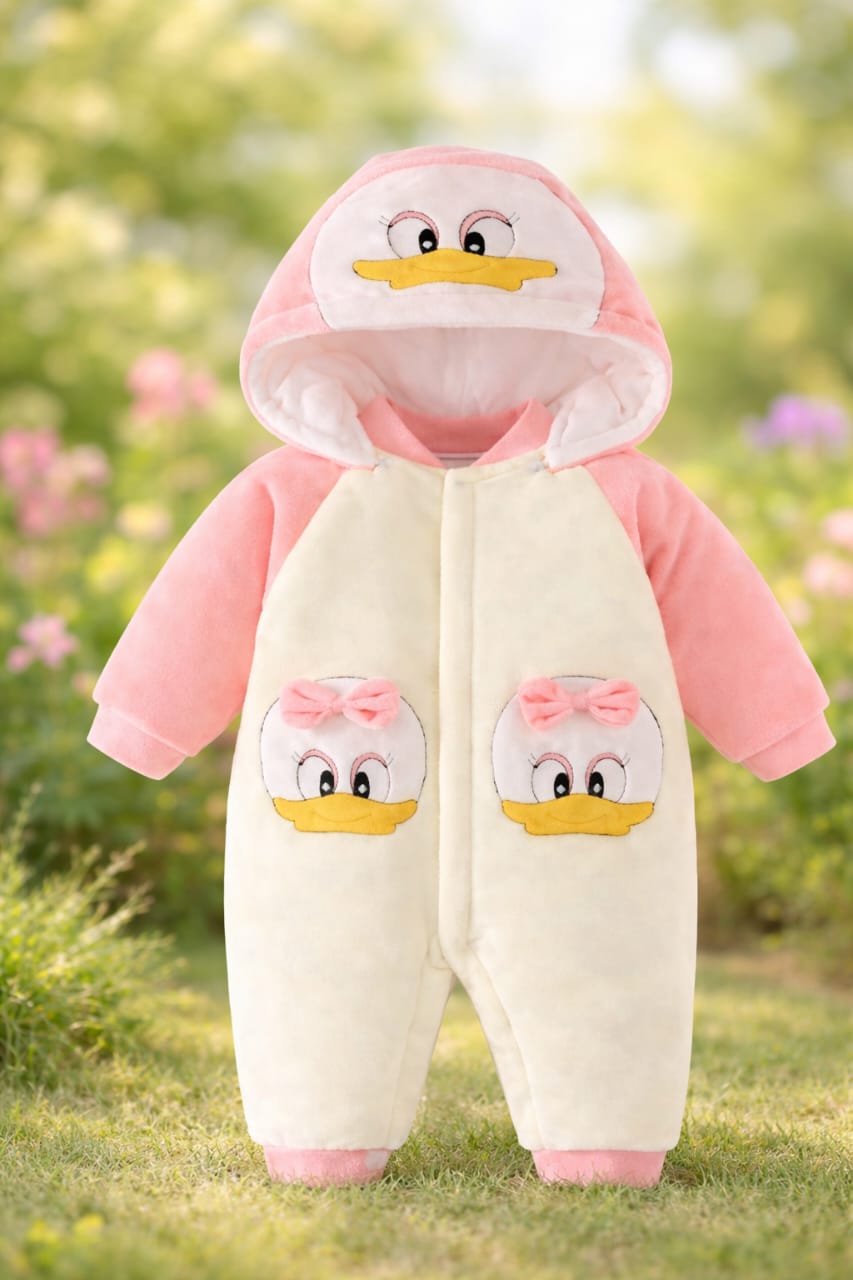 বাচ্চাদের নরম ভেলভেট জাম্পসুট