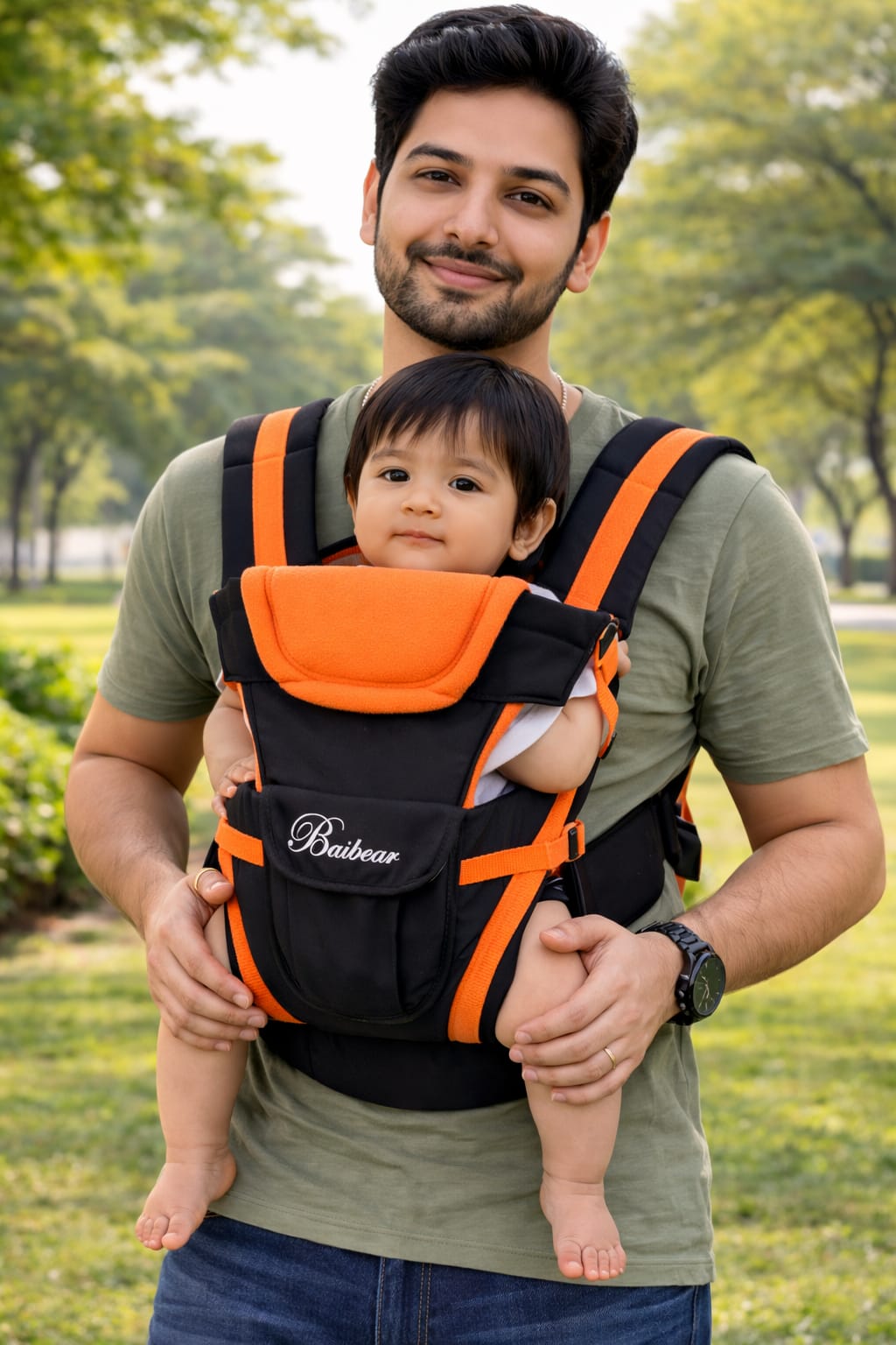 Beth Bear Baby carrier bag 4 in 1,(2-15 kg Capacity)